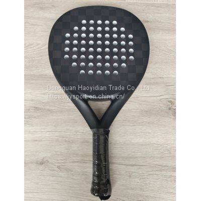 Diamond Shape Frame Carbon OEM Factory Padel Racket With Ultra Soft EVA Core 18K Surface