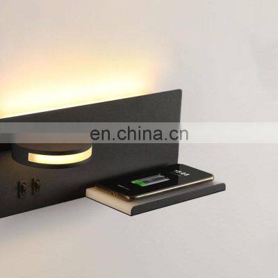 Led Wall Lamp Reading Light For Bedroom Hotel Headboard Night Book Lamp Rotation Bedside Wall Lamp With 3W Spot Led Light photo-3