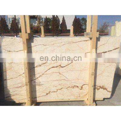 Premium New Arrival Sofita Beige Marble Slab Floor and Wall Outdoor and Indoor Construction Projects Made in Turkey CEM-SLB-30