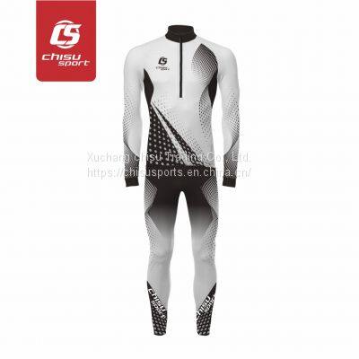 custom winter sports fitness suit long sleeve speed skating racing suits Short track skating suit fitness training men's running