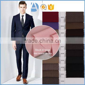 wholesale 250g cheap high quality tr fabric men for business suit in stock 2016