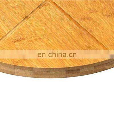 Simple Kitchen Household Multifunction Round Bamboo Cutting Pizza Board