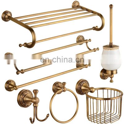 Towel Shelf Brushed Nickel Bathroom Accessories Set