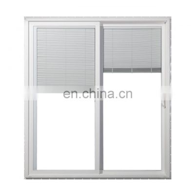 windows upvc profiles with blinds /single hung chile window opener 3 hung tracks/automatic roller blind sliding glass window