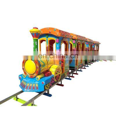 Mini train track rides for sale small amusement park for outdoor and indoor electric train for kids and adult