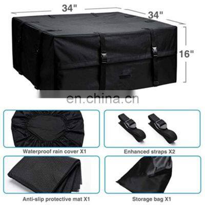 Universal Vehicle Folding Waterproof Roof Top Rack Luggage Cargo Plastic Bag photo-2