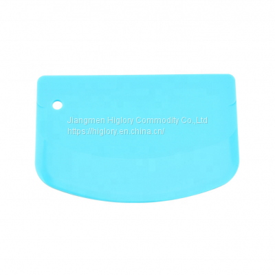Food Grade Easy Clean Multifunctional Non Stick Cake Baking Tools Plastic Dough Scraper