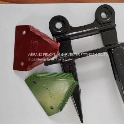 Combine Harvester Replaced Spare Parts High Quality Knife Section 65Mn Steel Pressing Teeth photo-4
