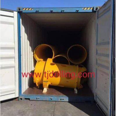 Продажа двустеночной обсадной трубы диаметром 880/800 мм с резьбовым соединением Bauer и толщиной стенок 40 мм для бурого свайного основания photo-2