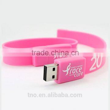 Silicone wristband pen drive usb flash drive fashion bracelet alibaba express