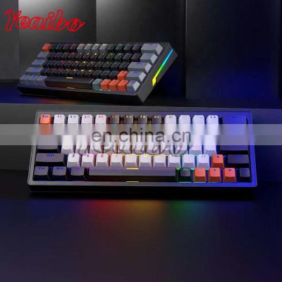 yeaibo teclado custom mechanic laptop magic and mouse ipad keyboards wireless keycaps pc gaming mechanical keyboard