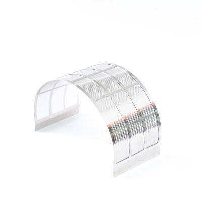 Customized arc-shaped 304 Stainless Steel Perforated Metal Sheet Mesh Filters For Mechanical Equipment
