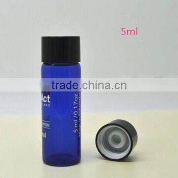 5ml promotional gift travel glass vial with silk printing