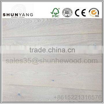 18mm,14mm,15mm UV Lacquered Brushed Oak Engineered Wood Floor photo-3