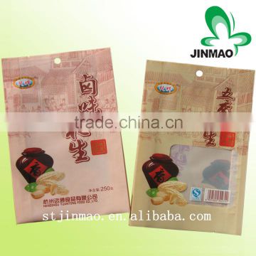 Popular tea bags plastic packing with window