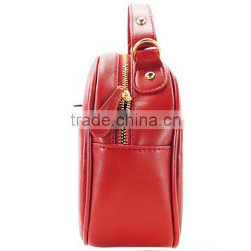New Style Maroon pu Leather Ladies Handbag photo-3
