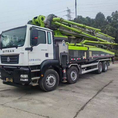 Good Quality Vacuum Suction SITRAK 59M Cement Power Steering 2021 Hot Specification 59m Concrete Pump Truck for Sale