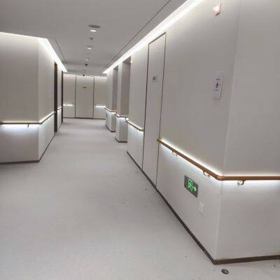 LED Corridor Handrail, Wall-mounted Handrail for Nursing Homes, Passage Handrail photo-2