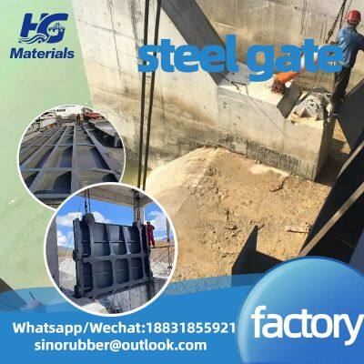Good water-sealing effect; sliding flat steel gate; aluminum alloy laminated gate