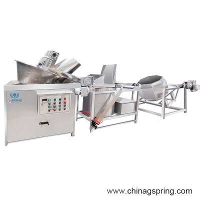 Semi-automatic Batch Fryer Food Frying Machine for Nuts Fruit Vegetable Potato Chips Frying Snack Food Processing Equipment