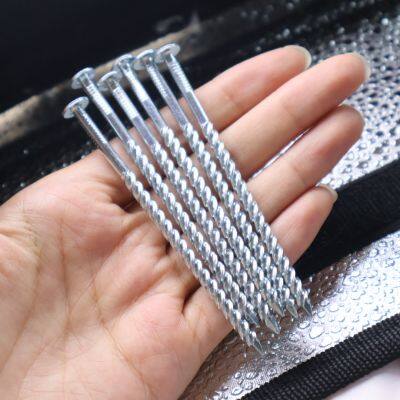 China Galvanized Twist Nails With Plastic Caps photo-4