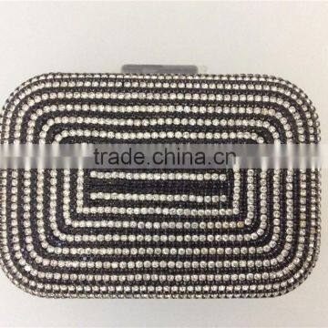 mesh crystal clutch evening bags/women's bags,available in colors