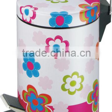 stainless steel trash can 5L round