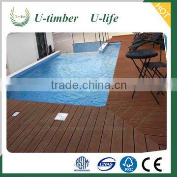 Up-to-date styling WPC composite solid wood decking flooring