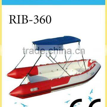 (CE)PVC Tube Fiberglass RIB Inflatable Boat