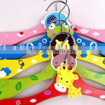 Wholesale Colorful Wooden Baby Hanger