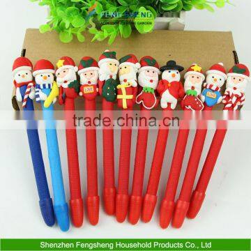 Christmas Xmas Santa Claus Ballpoint Pen Office School Supplies Gift Random