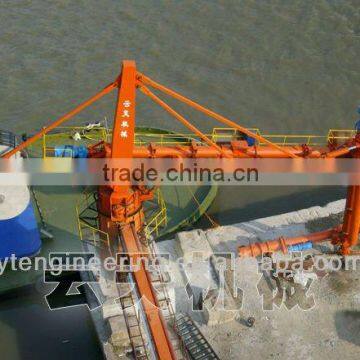 three sections screw ship unloader