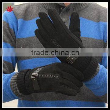 mens cheap warm winter wearing leather glove