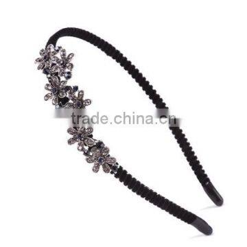Classical Mexican Butterfly Orchid Flower Crystal Rhinestone Headband Hair Band ,Hair Clasp photo-4