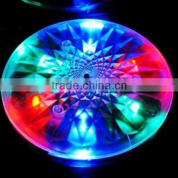 LED bar coaster fashion and color / battery durable and safe light shining drink coaster