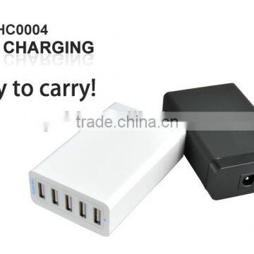 5V 8A 5 Port Desktop USB Charger Multi Port Charging Station Intelligent Chip Fast Charge USB HUB photo-6