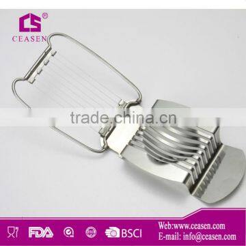 Silvery Stainless Steel Egg Slicer