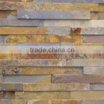 China Natural Rusty Culture Stone Wall Tile