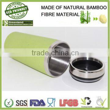 economic bamboo fibre 500ml travel water cup