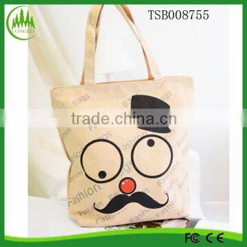 2015 Hot Selling Yiwu Supplier Wholesale New Design Popular Canvas Tote Bag