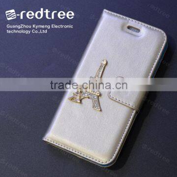 wholesale alibaba express tower Flip PU leather phone case for huawei P8 lite