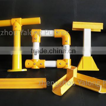 weather resistant Fiberglass handrail for outdoor steps, round or square tube