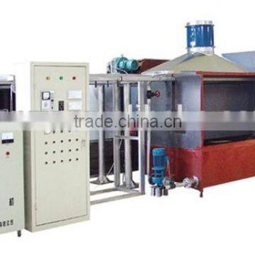 Flocking machine production line