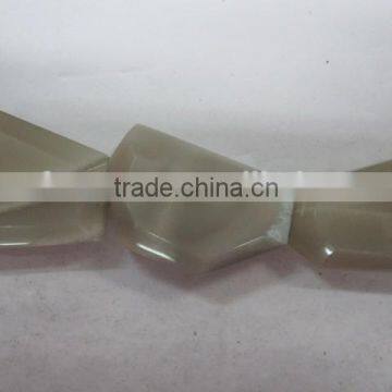 Wholesale Tumbled Flat Loosen Faceted Gemstone Moonstone photo-4