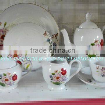 luxury designs porcelain coffee set stock, Luxury tableware ceramic stock factory direct sale