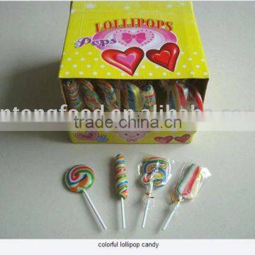 Hard candy lollipop