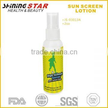 custom whitening sunscreen lotion