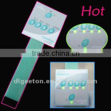 China Waterproof LEDS Membrane Switch & Membrane Tactile Keypad