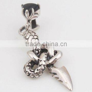 Stylish "Snake&Spill" 925 Silver Pendant, Yiwu Wholesale Silver Jewelry