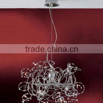 Modern Chandeliers Lustre Design Pendant Light Ceiling Lamp Chandelier Crystal Suspended Lighting CZ9051/20
